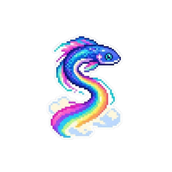Rainbow Sky Serpent